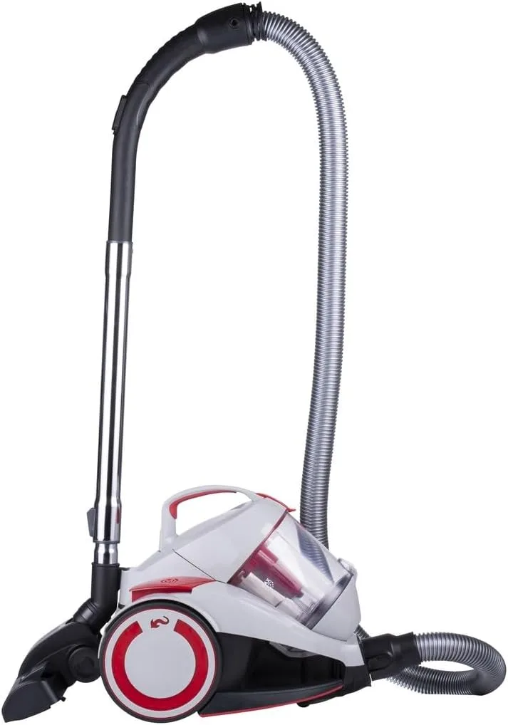 Dirt Devil ▫️ Aspirador sem saco DD2502 - Aspirador de 700 W com filtro HEPA 12, escova combinada, bocal para cantos e parquet, depósito de recolha de pó de 1,8 L