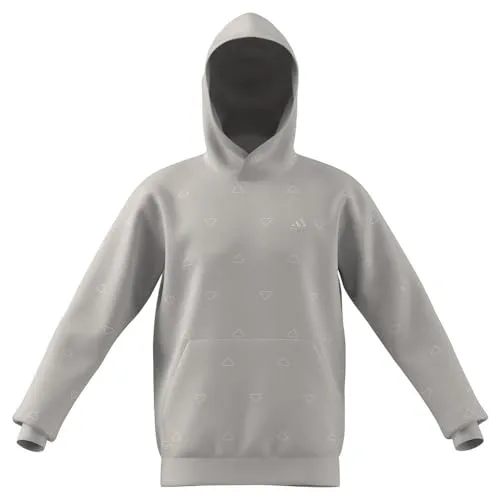 adidas ▫️ Seasonal Essentials Monogram Graphic Hoodie - Camisola com capuz para homem 2