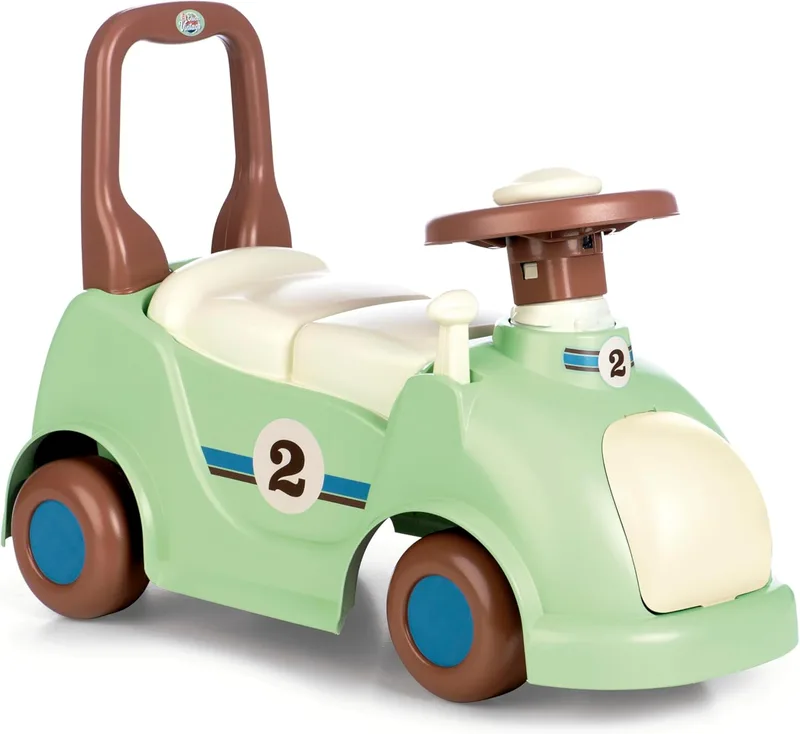 Chicos ▫️ Kids - Sport Vintage Baby Ride-on Carrinho de bebé de 1 ano : Carrinho de bebé com volante e pega de empurrar : Carrinho de bebé com gaveta de arrumação : a partir de 10 meses (35223)