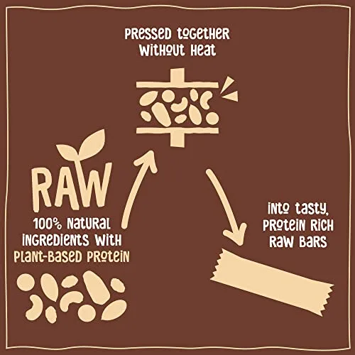 nākd. ▫️ Protein Cacau e Avelã | Barras Raw | 16 x 45 g (720 g) 4