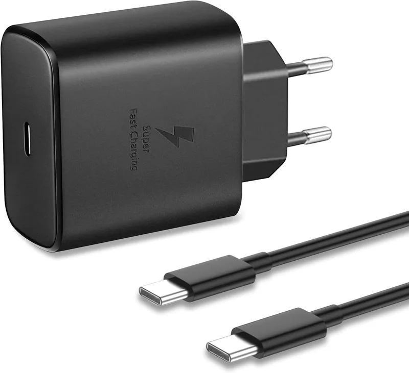 Muybienz ▫️ Carregador USB-C rápido de 45 W para Samsung Galaxy S23 Ultra/S23/S23+/S22 Ultra/S22/S22+/S21 Ultra/S21+/S21/S20,Note 10/10+/20/S20/S21/S10/S9/S8, Galaxy Tab S7/S8/S8+, carregador Tipo C PPS com cabo de 6 pés