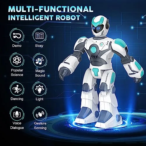 VATOS ▫️ Robô RC programável extragrande com canto, dança, deteção de gestos e controlo por voz, robô inteligente para crianças de 3, 4, 5, 6 e 8+ anos 2