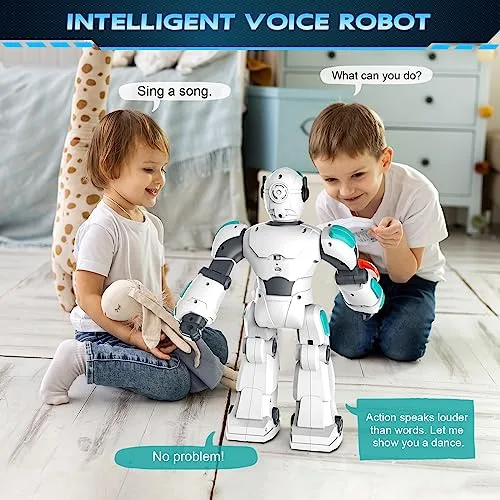 VATOS ▫️ Robô RC programável extragrande com canto, dança, deteção de gestos e controlo por voz, robô inteligente para crianças de 3, 4, 5, 6 e 8+ anos 4