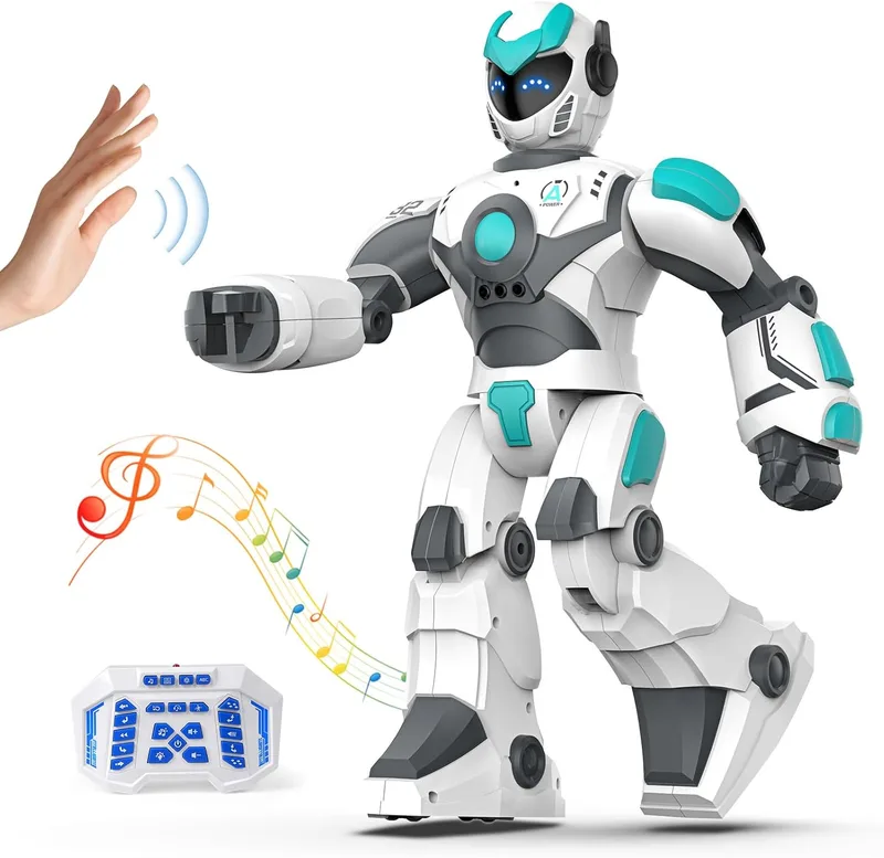 VATOS ▫️ Robô RC programável extragrande com canto, dança, deteção de gestos e controlo por voz, robô inteligente para crianças de 3, 4, 5, 6 e 8+ anos