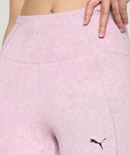 PUMA ▫️ Studio Foundations HW 7/8 AOP Tight - Calças de treino unissexo para adulto 3