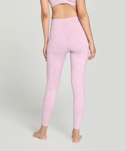 PUMA ▫️ Studio Foundations HW 7/8 AOP Tight - Calças de treino unissexo para adulto 4