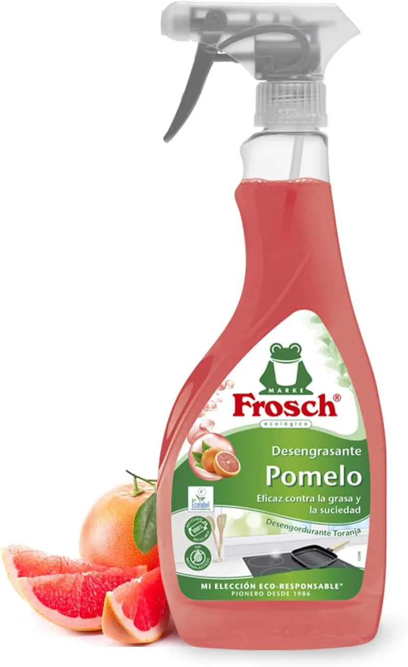 Frosch ▫️ Desengordurante Desengordurante ecológico Toranja, adequado para superfícies alimentares, elimina a gordura sem esforço - 500 ml