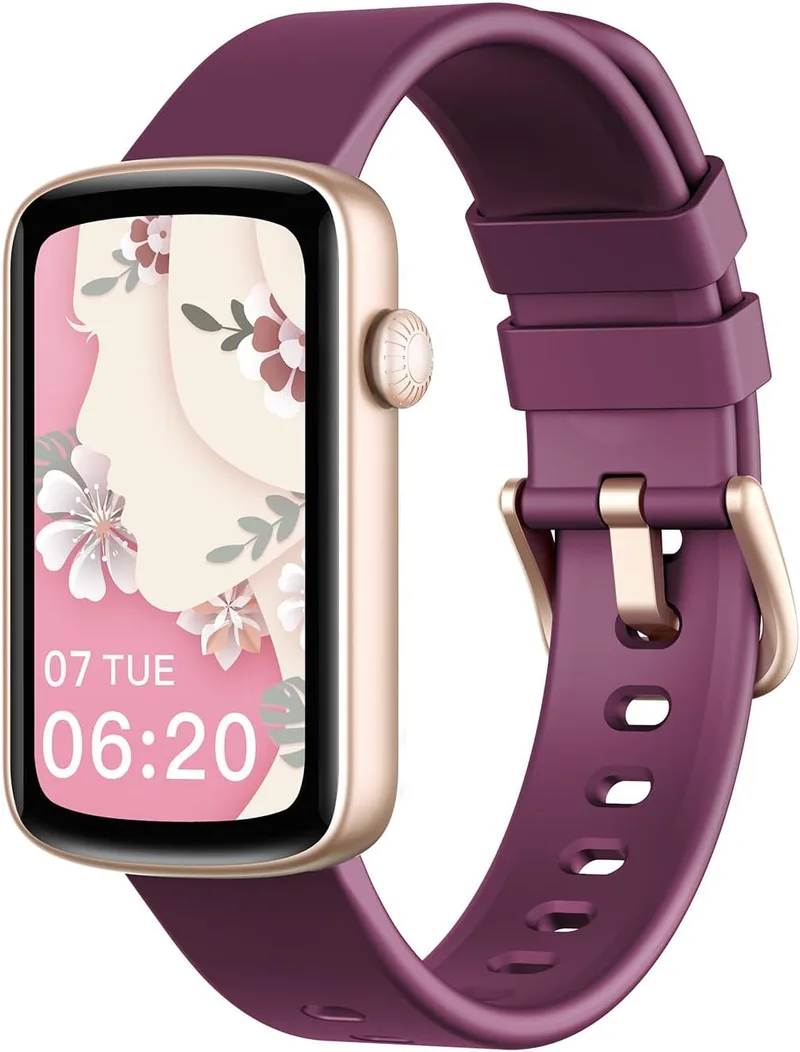 SHANG WING ▫️ Relógio inteligente para mulher, pulseira inteligente com oxímetro, à prova de água IP68, mostrador personalizável, monitor de sono, contador de passos e monitor de frequência cardíaca – relógio inteligente para mulher compatível com Android e iOS
