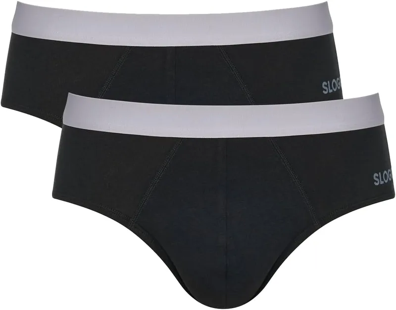 Sloggi ▫️ Men Men Go ABC 2.0 Cueca de boxers, 2 unidades - Roupa interior masculina (Conjunto de 2)