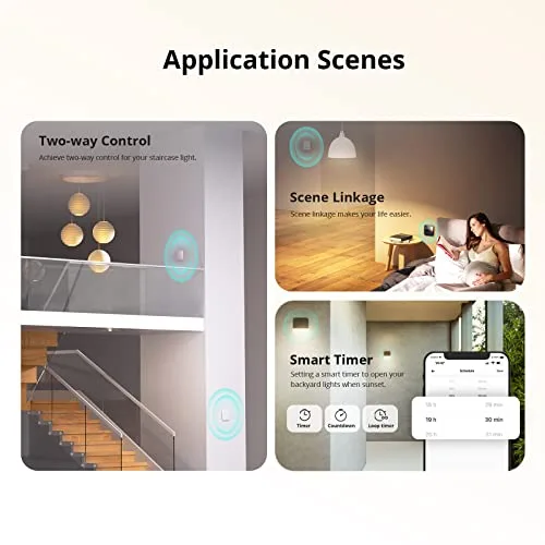 SONOFF ▫️ ZBMINIL2 Interruptor Inteligente Zigbee, sem neutro, de 2 vias, compatível com Alexa e Google Home, 4 unidades 2