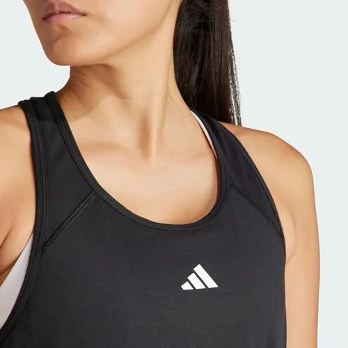 adidas ▫️ Camisola sem mangas Train Essentials com costas em V e marca discreta para mulher 3