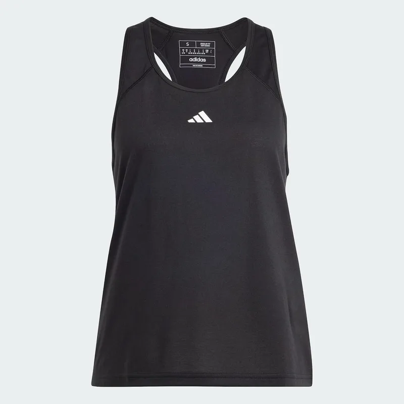 adidas ▫️ Camisola sem mangas Train Essentials com costas em V e marca discreta para mulher