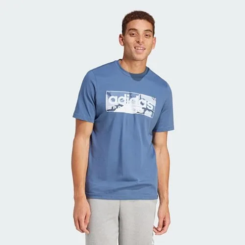 adidas ▫️ Camiseta Camo Linear Graphic para homem 2
