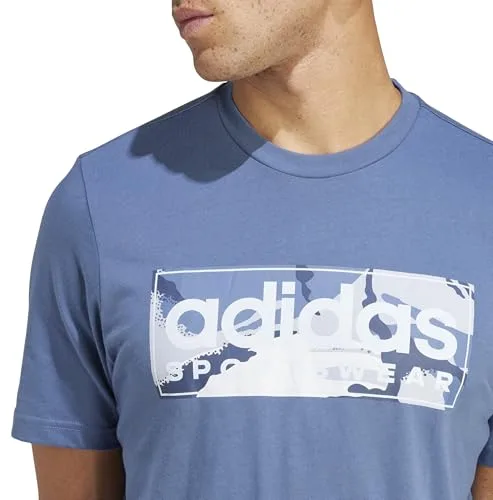 adidas ▫️ Camiseta Camo Linear Graphic para homem 3