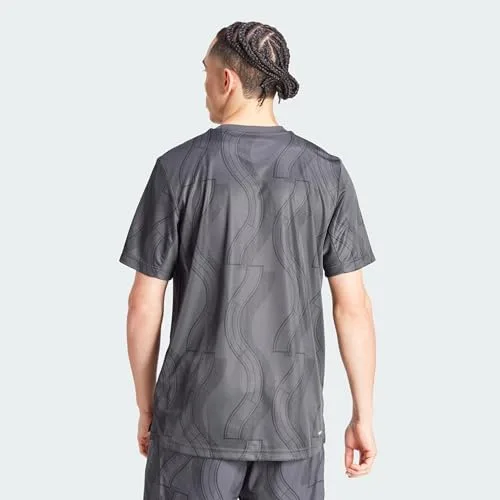 adidas ▫️ Camisola Club Tennis Graphic para homem, Carbon/Black, L 6
