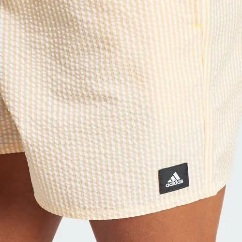 adidas ▫️ Calções de banho Stripey Classics, comprimento curto, para homem 4