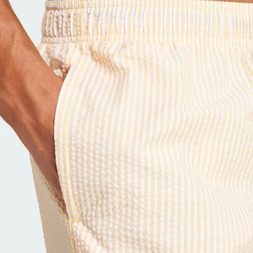 adidas ▫️ Calções de banho Stripey Classics, comprimento curto, para homem 5