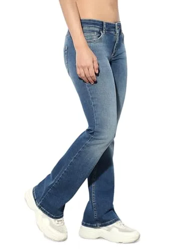 ONLY ▫️ Onlblush LW Flared Dnm Rea1303 Noos - Calças de ganga para mulher 5