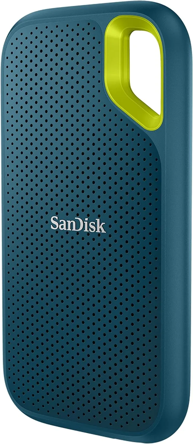 SanDisk ▫️ SSD portátil Extreme de 1 TB, USB-C, unidade de estado sólido NVMe externa, até 1050 MB/s, classificação IP65 de resistência à água e ao pó - Monterey