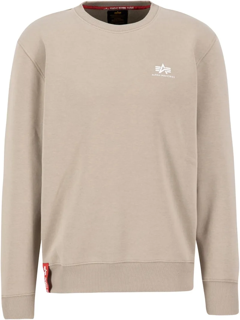 ALPHA INDUSTRIES ▫️ Camisola básica com logótipo pequeno para homem (conjunto de 1)