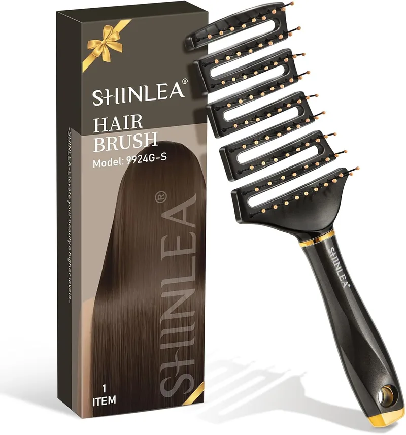 SHINLEA ▫️ Escova de Cabelo Anti-Emaranhado - Escova de Desembaraçar para Raparigas e Adultos, Pente Exclusivo Ultra Macio Flexível Anti-quebra Adequado para Todos os Tipos de Penteados