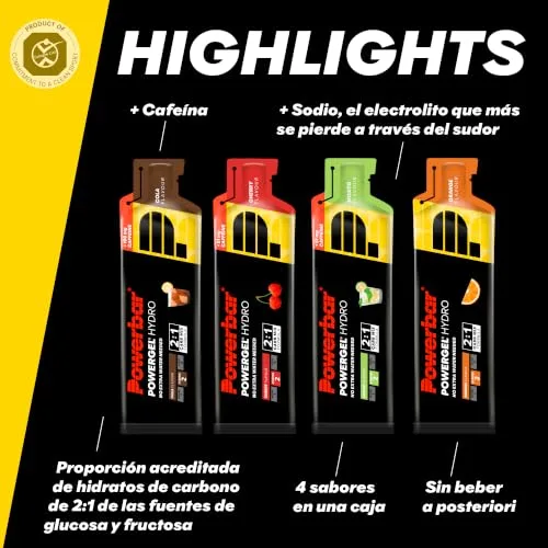 PowerBar ▫️ PowerGel Multiflavour Box - 12x41 g - Gel energético rico em hidratos de carbono 3