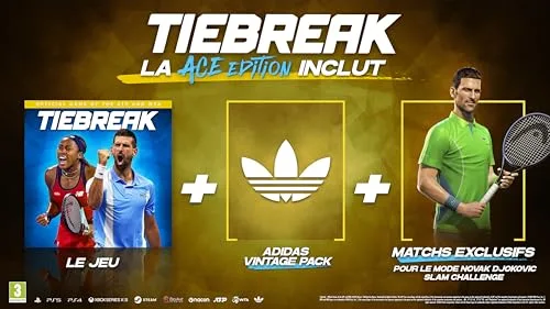 Nacon ▫️ Tiebreak: Jogo oficial da ATP/WTA ACE EDITION 2