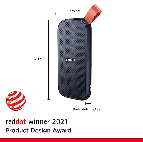 SanDisk ▫️ SSD portátil de 1 TB – velocidade de leitura até 800 MB/s, USB 3.2 Gen 2 2
