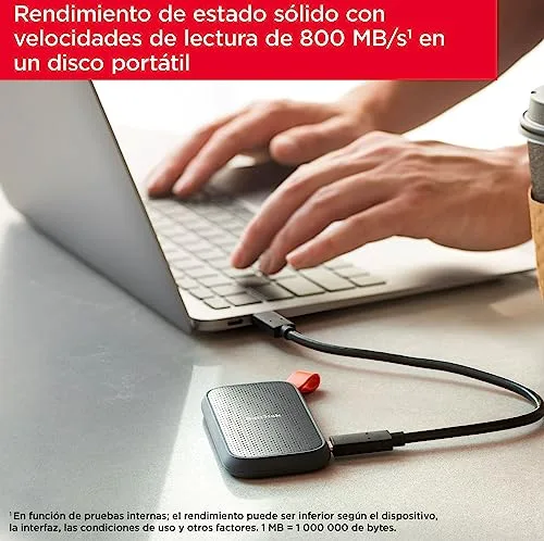 SanDisk ▫️ SSD portátil de 1 TB – velocidade de leitura até 800 MB/s, USB 3.2 Gen 2 4