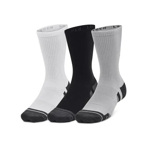 Under Armour ▫️ Meias Performance Tech High 3er, brancas 3