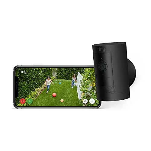 Ring ▫️ Câmara exterior com bateria (Stick Up Cam) | Câmara de vigilância Wi-Fi sem fios para a sua casa, com vídeo HD, comunicação bidirecional e instalação fácil | 30 dias grátis Home 3