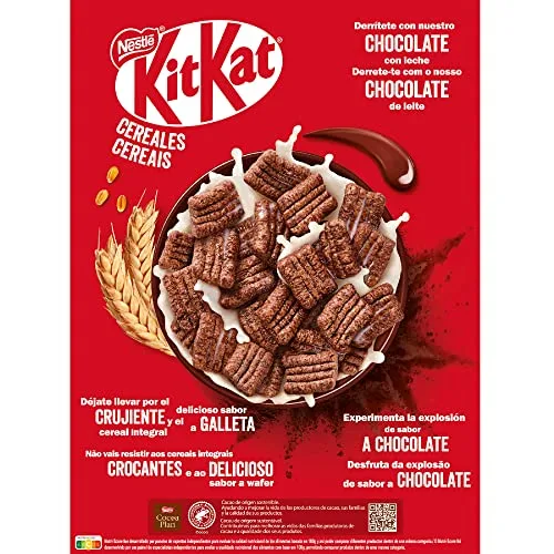 KIT KAT ▫️ Nestlé KitKat Cereais com Chocolate. 7 embalagens de 330 g 5