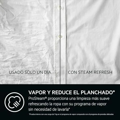 AEG ▫️ LFR7184N2V, Máquina de lavar roupa de carregamento frontal, 8 kg, 1400 rpm, instalação livre, função de vapor, lavagem rápida, gaveta universal, motor inverter, ecrã LCD/LED, Série 7000, branca, Classe A 3