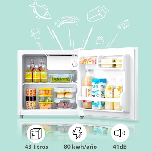 Comfee ▫️ Mini-frigorífico «'» de 43 L com compartimento de refrigeração, branco 3
