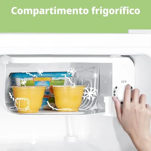 Comfee ▫️ Mini-frigorífico «'» de 43 L com compartimento de refrigeração, branco 4