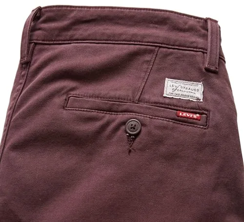Levi's ▫️ Calças XX Chino Standard Taper em Algodão e Linho - Calças de Homem 4