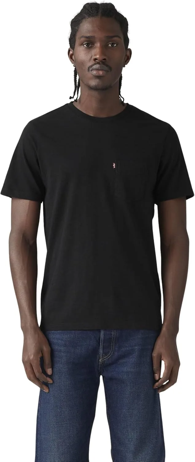 Levi's ▫️ Camiseta de manga curta com bolso clássico para homem