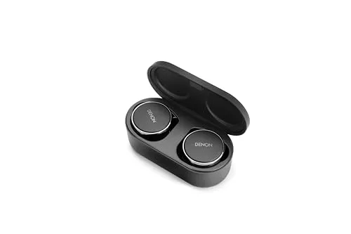 DENON ▫️ Auscultadores sem fios PerL Pro True Wireless, Perfil de Som Personalizado, Auscultadores com cancelamento de ruído, Auscultadores resistentes à água, com microfones integrados e bateria de longa duração 3
