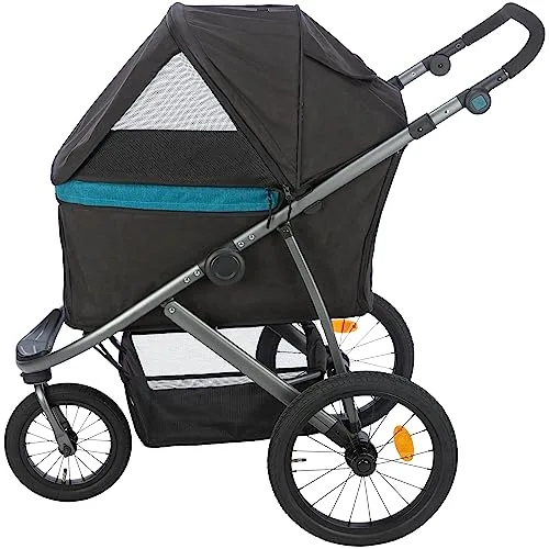 TRIXIE ▫️ Carrinho de passeio 60 x 112 x 120 cm, 12,5 kg, Preto, Petróleo 3