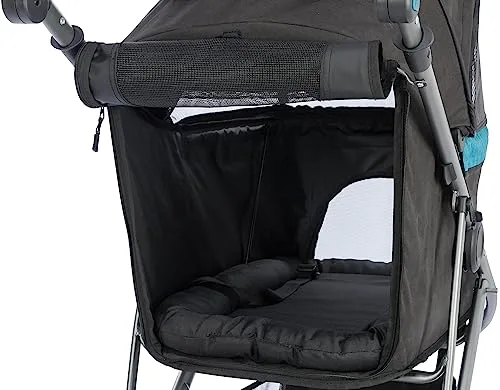 TRIXIE ▫️ Carrinho de passeio 60 x 112 x 120 cm, 12,5 kg, Preto, Petróleo 7
