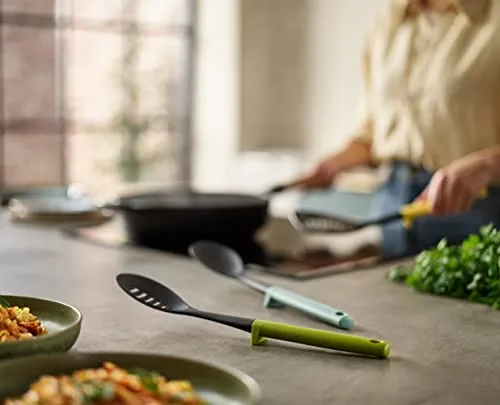 Joseph Joseph ▫️ Duo Utensílios de Cozinha, 3 peças, Acessórios de cozinha resistentes ao calor, Colheres e espátula, Multicolorido 5