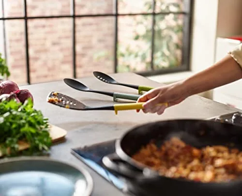 Joseph Joseph ▫️ Duo Utensílios de Cozinha, 3 peças, Acessórios de cozinha resistentes ao calor, Colheres e espátula, Multicolorido 6
