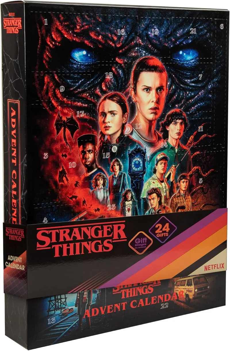 Cinereplicas ▫️ Stranger Things - Calendário do Advento de Stranger Things - Licenciado oficialmente