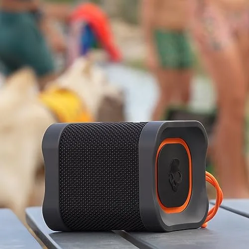 Skullcandy ▫️ Terrain Mini: Altifalante portátil sem fios com Bluetooth, resistência à água IPX7, 14 horas de autonomia, True Wireless Stereo e alça integrada para viagens e utilização ao ar livre - Preto 2