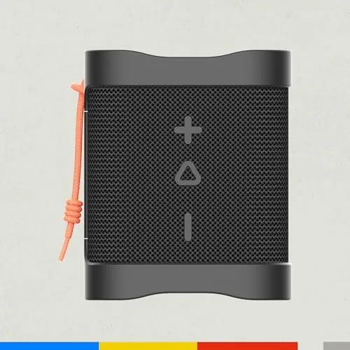 Skullcandy ▫️ Terrain Mini: Altifalante portátil sem fios com Bluetooth, resistência à água IPX7, 14 horas de autonomia, True Wireless Stereo e alça integrada para viagens e utilização ao ar livre - Preto 4