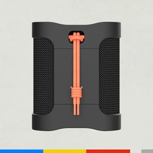 Skullcandy ▫️ Terrain Mini: Altifalante portátil sem fios com Bluetooth, resistência à água IPX7, 14 horas de autonomia, True Wireless Stereo e alça integrada para viagens e utilização ao ar livre - Preto 5