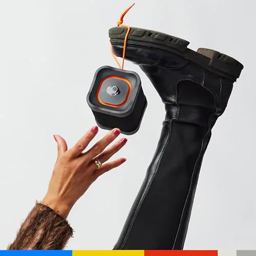 Skullcandy ▫️ Terrain Mini: Altifalante portátil sem fios com Bluetooth, resistência à água IPX7, 14 horas de autonomia, True Wireless Stereo e alça integrada para viagens e utilização ao ar livre - Preto 7