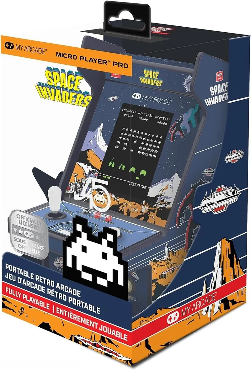 MY ARCADE ▫️ Micro Jogador PRO 6,7' Space Invaders