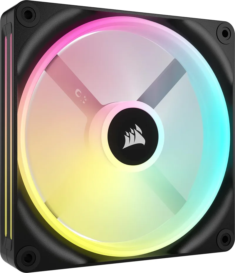 Corsair ▫️ Ventilador iCUE Link QX140 RGB com cúpula magnética de 140 mm - Preto