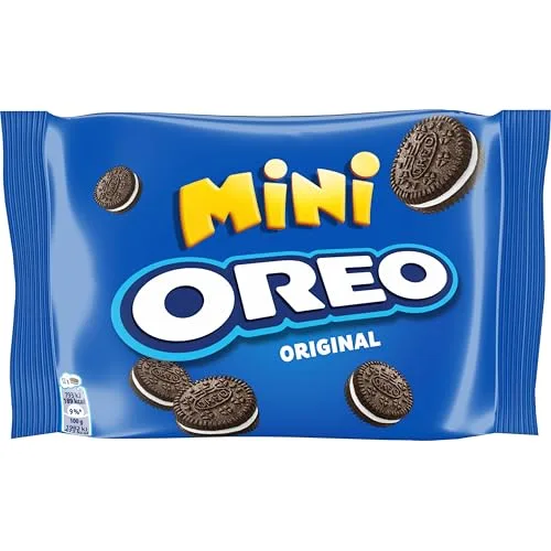 Oreo ▫️ Mini Bolachas de Cacau Recheadas com Creme de Baunilha, as suas bolachas clássicas na versão mini, embalagem com 20 saquinhos individuais, 40 g 2